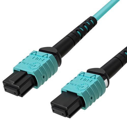 TYPE B타입 12코어 최대 40Gbps 고속 전송 멀티모드 OM3 12코어 MPO 광 점퍼코드 2M IN-OM3MPO2 INO185
